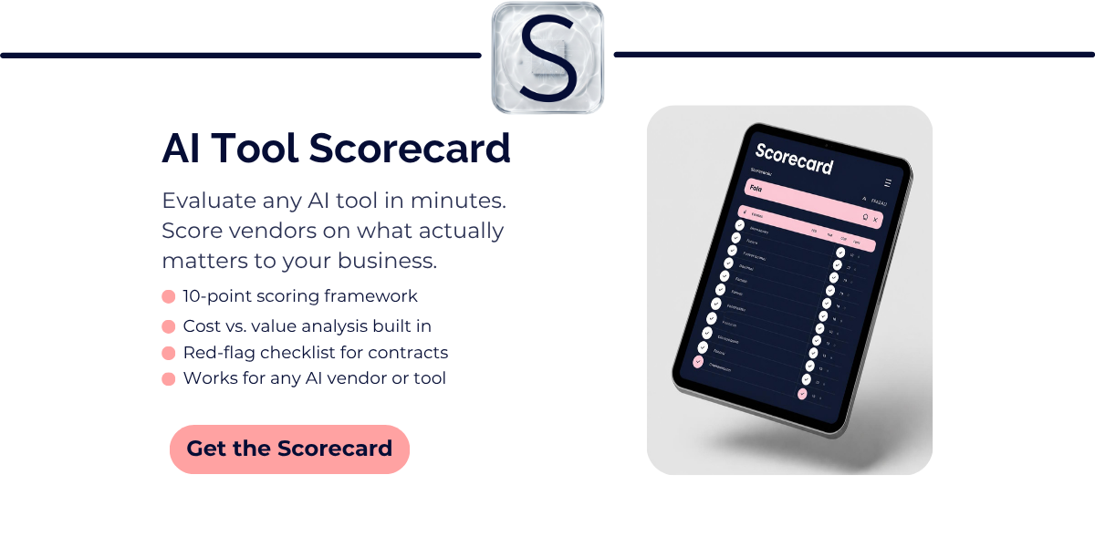 AI Tool Stack Scorecard